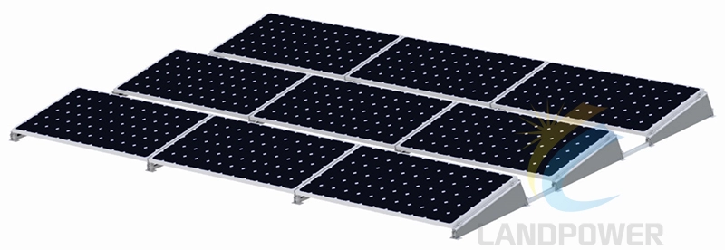 Flat Roof Solar Mounting Systems-Landscape