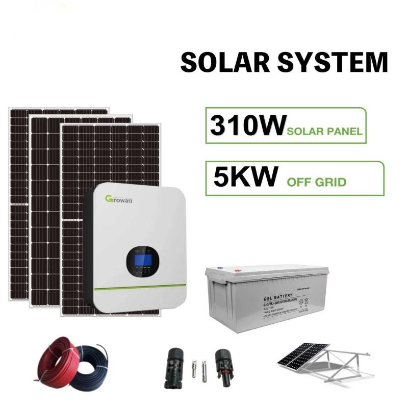 Residential 5KW Off Grid Solar Power System