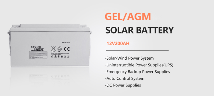 Deep Cycle 12V 200Ah GEL Solar Battery