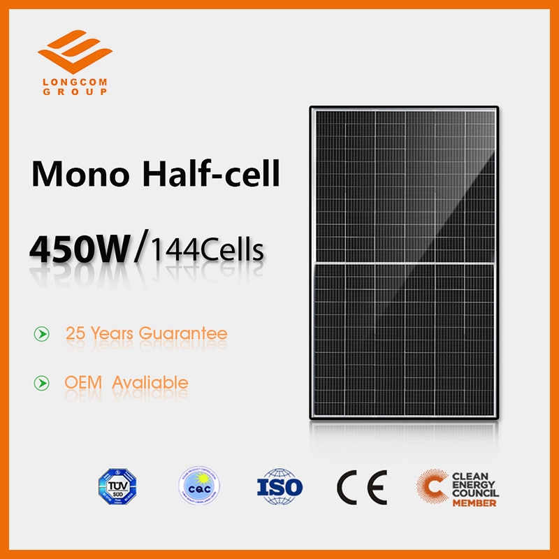 450Watt 9BB TUV Certificatel Half Cell Solar Panel