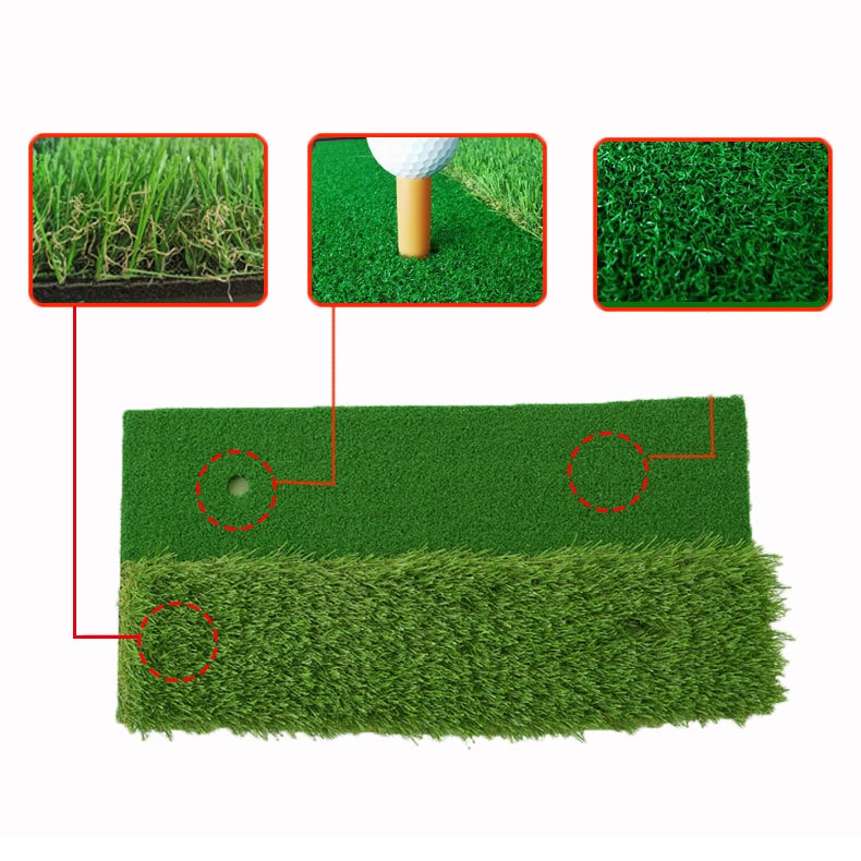 70*40cm Two color long grass practice hitting mat