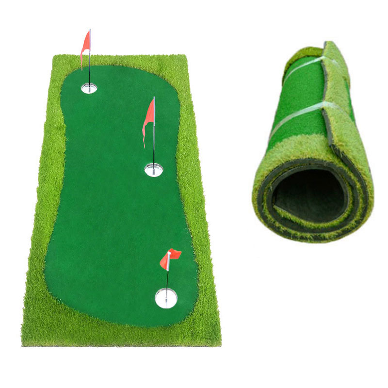 Golf mobile green practice blanket