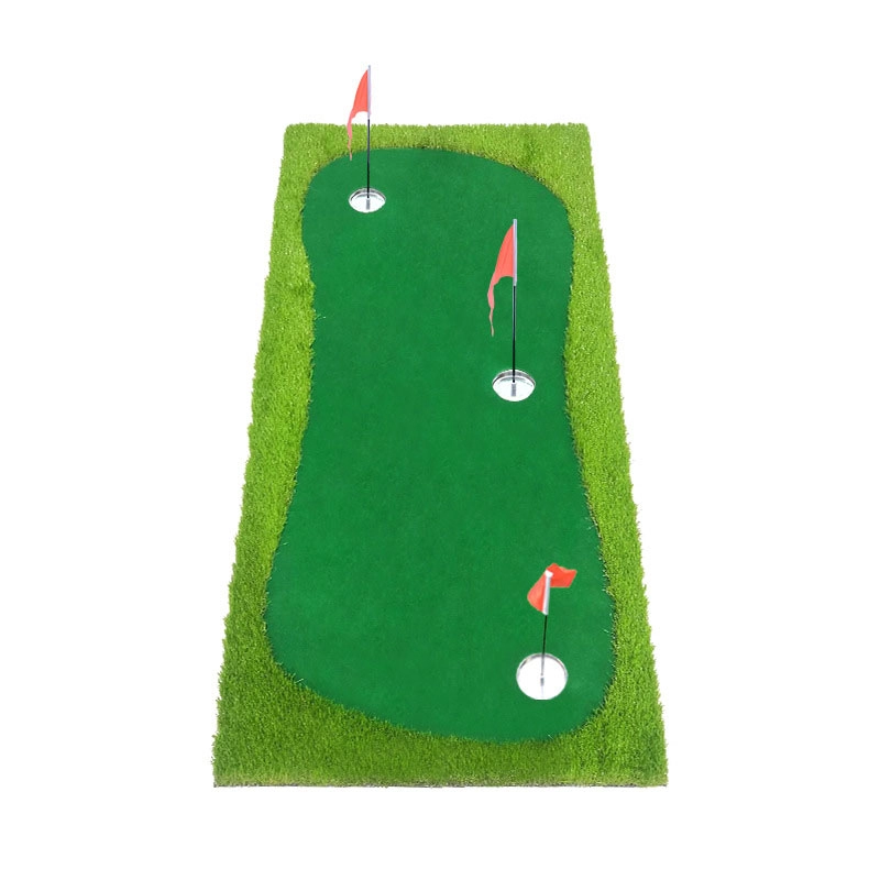 Golf mobile green practice blanket