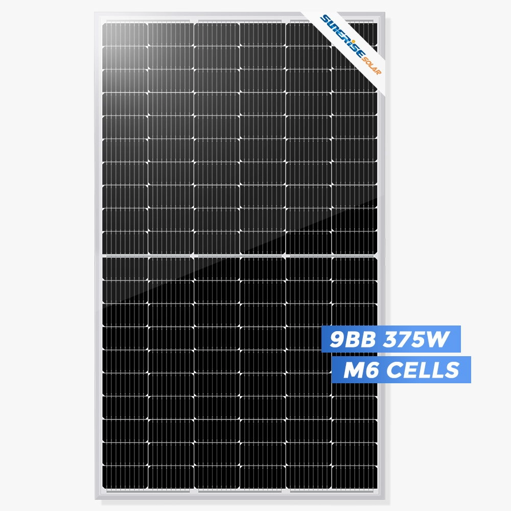 High Efficiency Half cell Mono 375 Watt Solar Panel Price