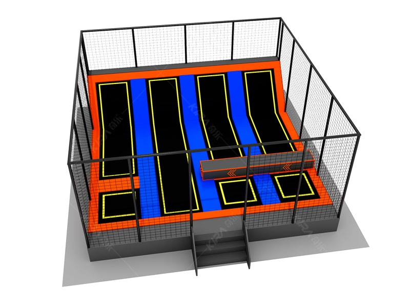 Commercial Design Fun Healthy Adventure Trampoline Park With Safety Net