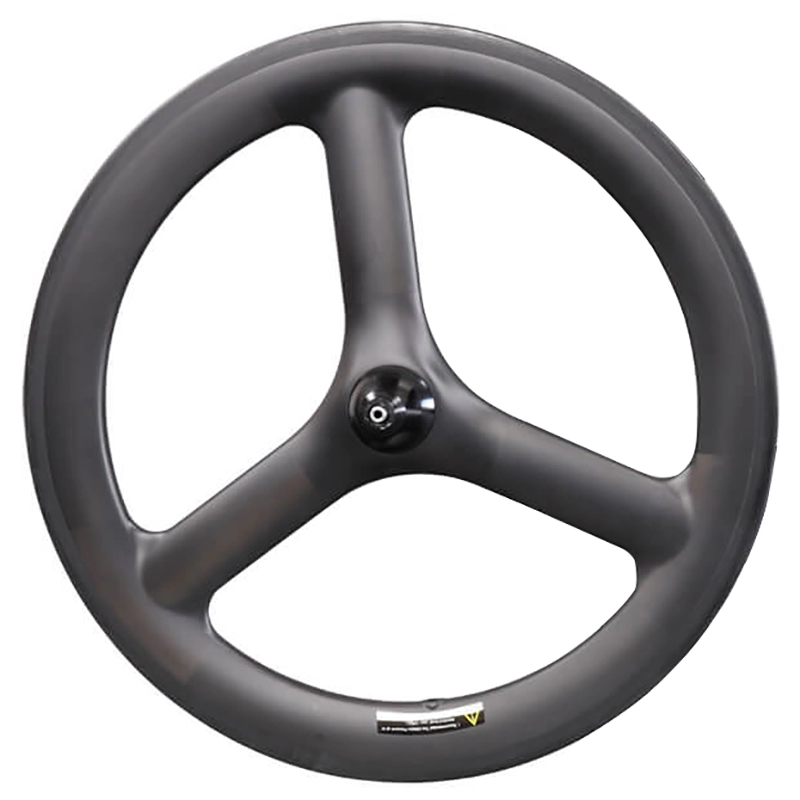 Carbon Tri Spoke Wheels 20 Inch 406 Folding Ride Rim Brake Carbon Wheelset 25mm Wide 48mm Deep