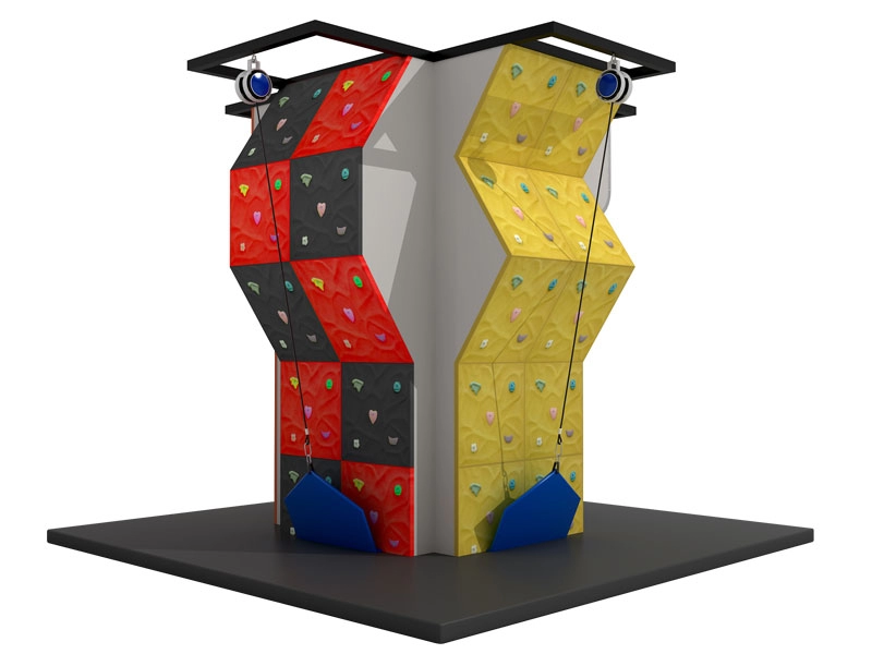 Rock Climbing Modular Panels Bouldering Walls With Auto-Belay