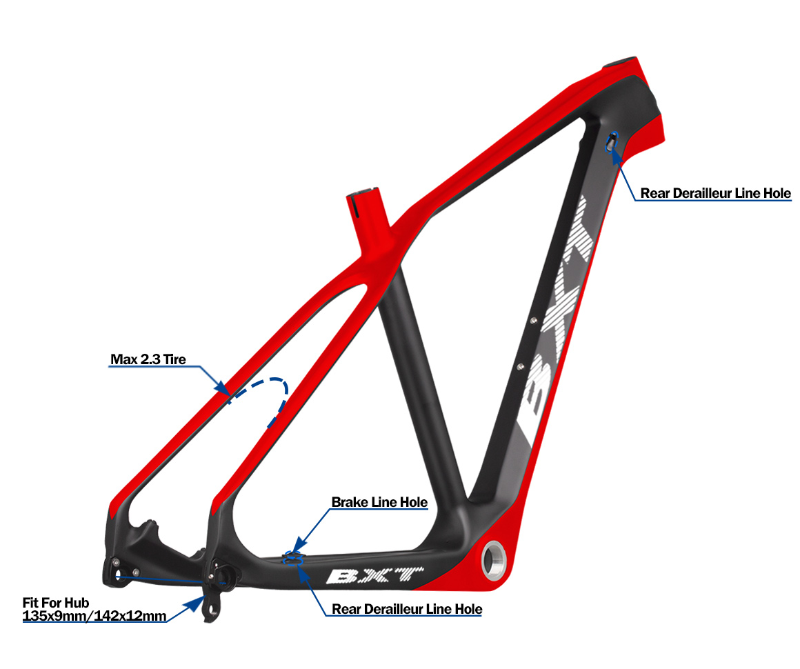 mountain bike carbon frame 27.5