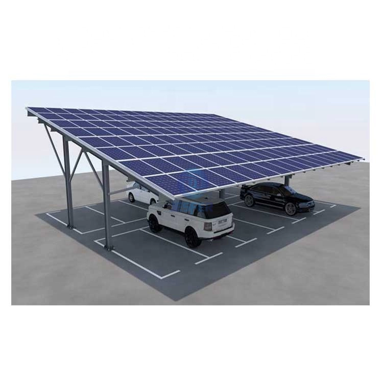 T type Carbon Steel Solar Mounting Carport System