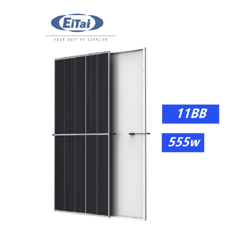 EITAI PERC Photovoltaic 530W Panels Half Cut 555W Solar panel