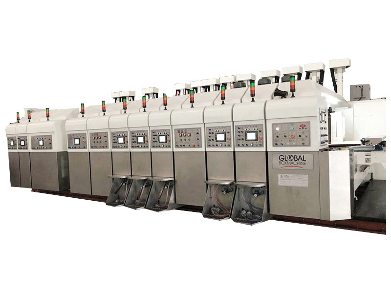 China Carton Corrugated Carton Flexo Printer Slotter Machine 