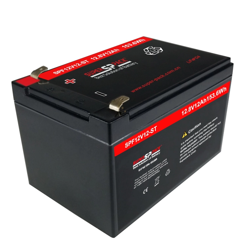 Deep Cycle Rechargeable Lithium LiFePO4 Battery 12.8V 12Ah