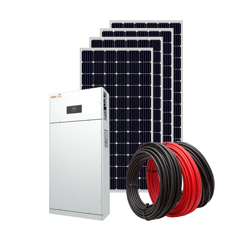 3kw-5kw Single Phase off grid lithium battery solar panel module kit energy system