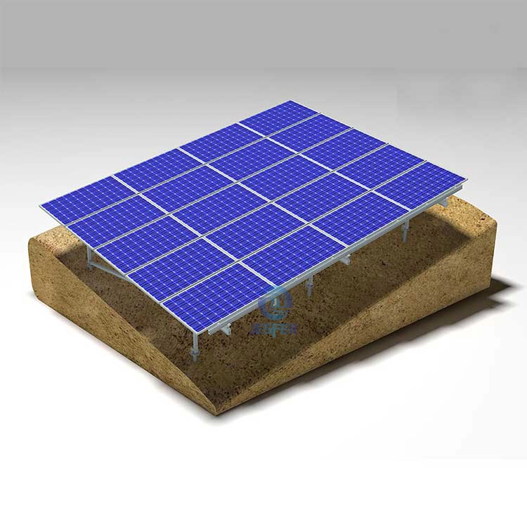 Adjustable Hillside Ground Terrace Solar Bifacial Photovoltaic Mounting Bracket