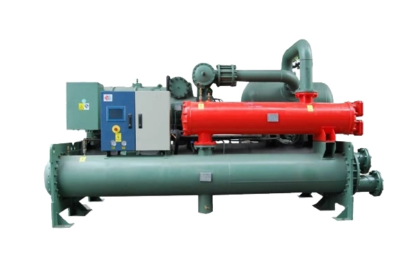 High COP flooded type and screw type chiller with heat recovery