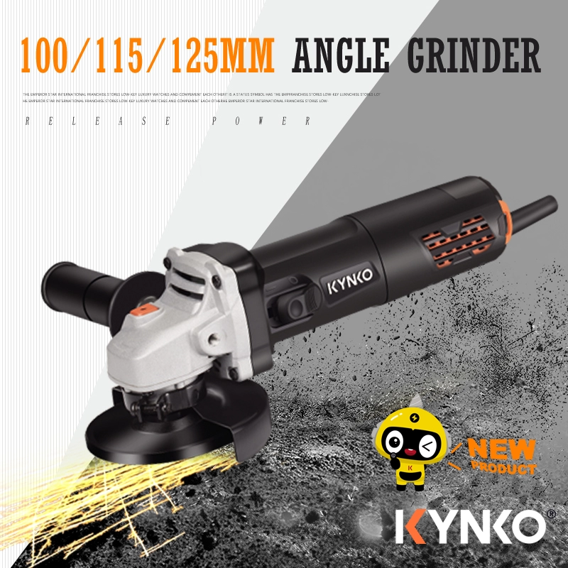 115/125mm side switch industrial angle grinder