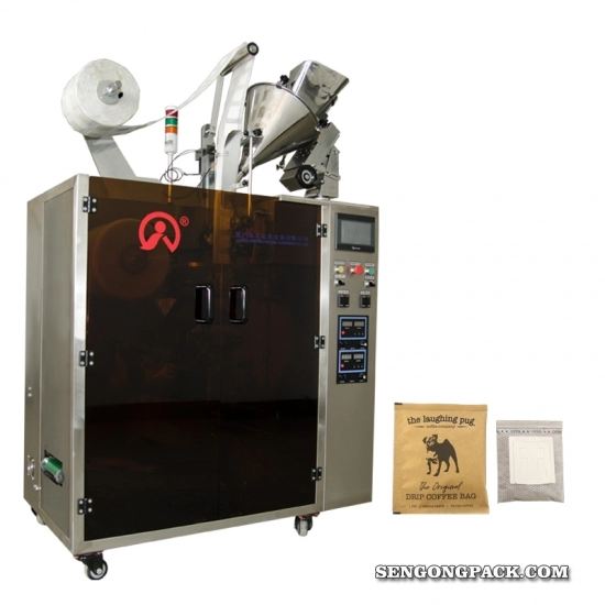 C19DF Drip Bag Packing Machine Indonesia Java Arabica Coffee for with Outer Envelop