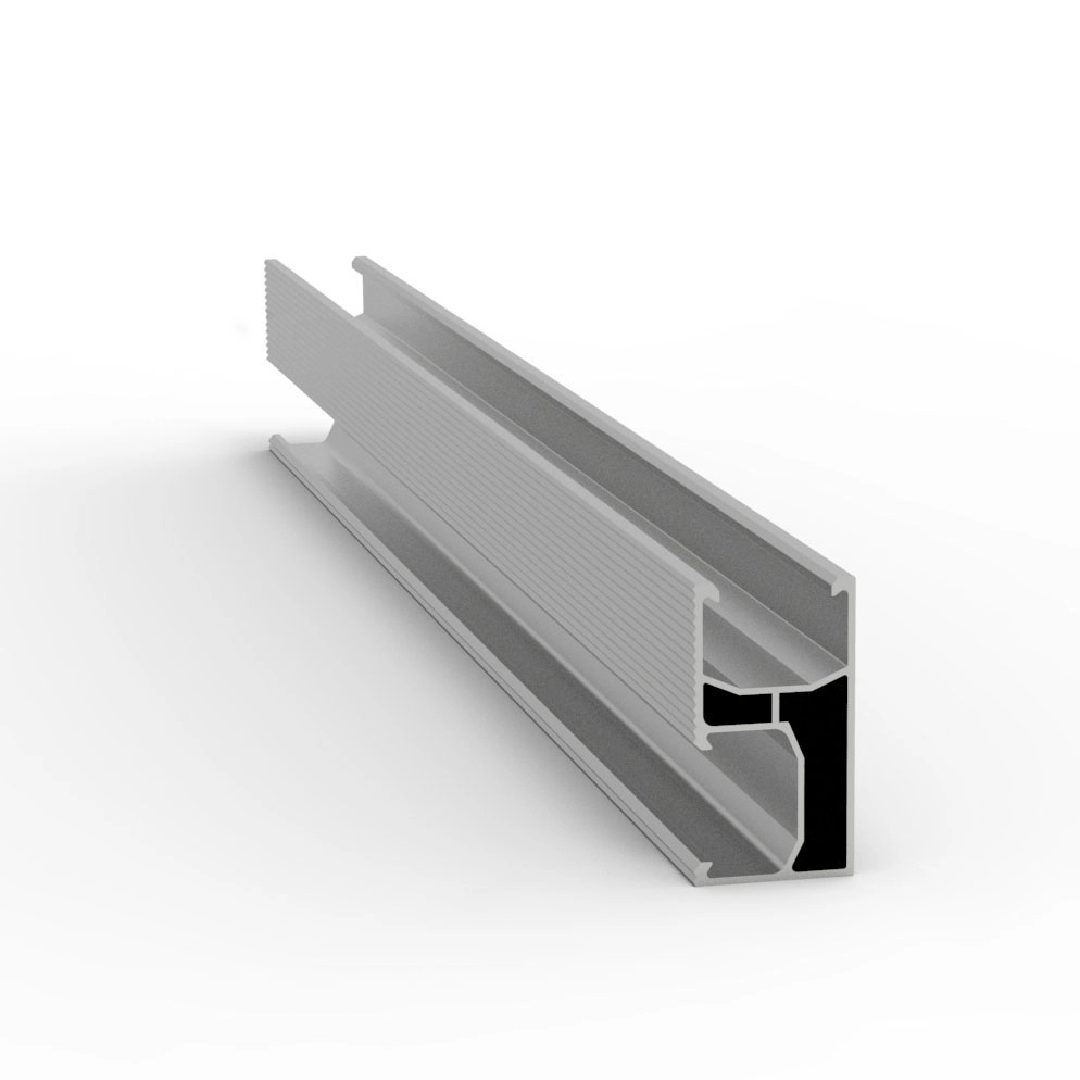 Solar aluminum 6005-T5 mounting bracket rail