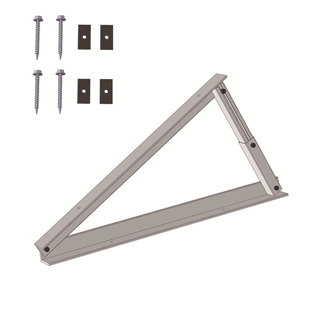 Cement Roof Solar Mounting Aluminum Tri-angle Brackets