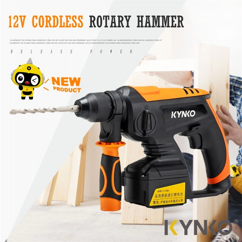 12V 10mm Cordless Compact SDS Plus Rotary Hammer
