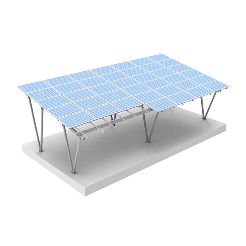 Solar carport mounting structure kit aluminum parking system