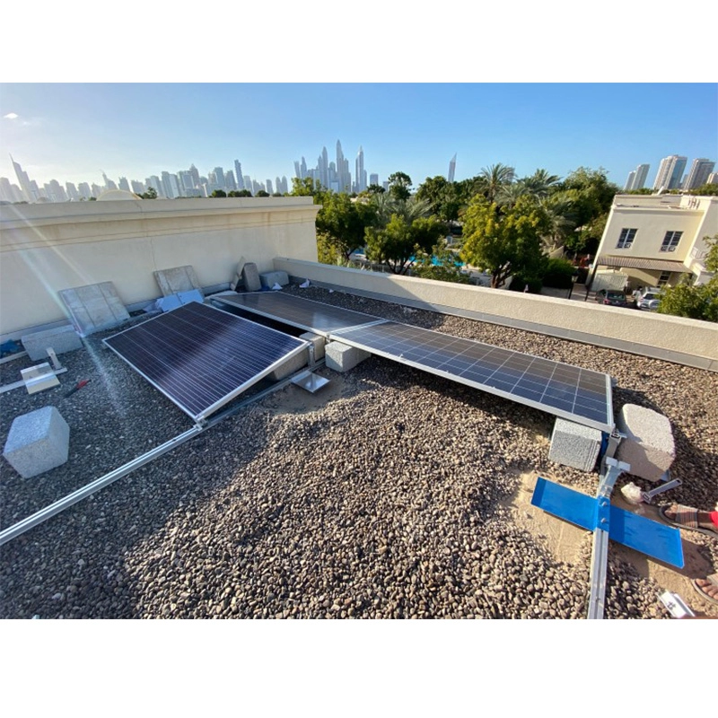 Ballasted Flat Roof solar mounting brackets system