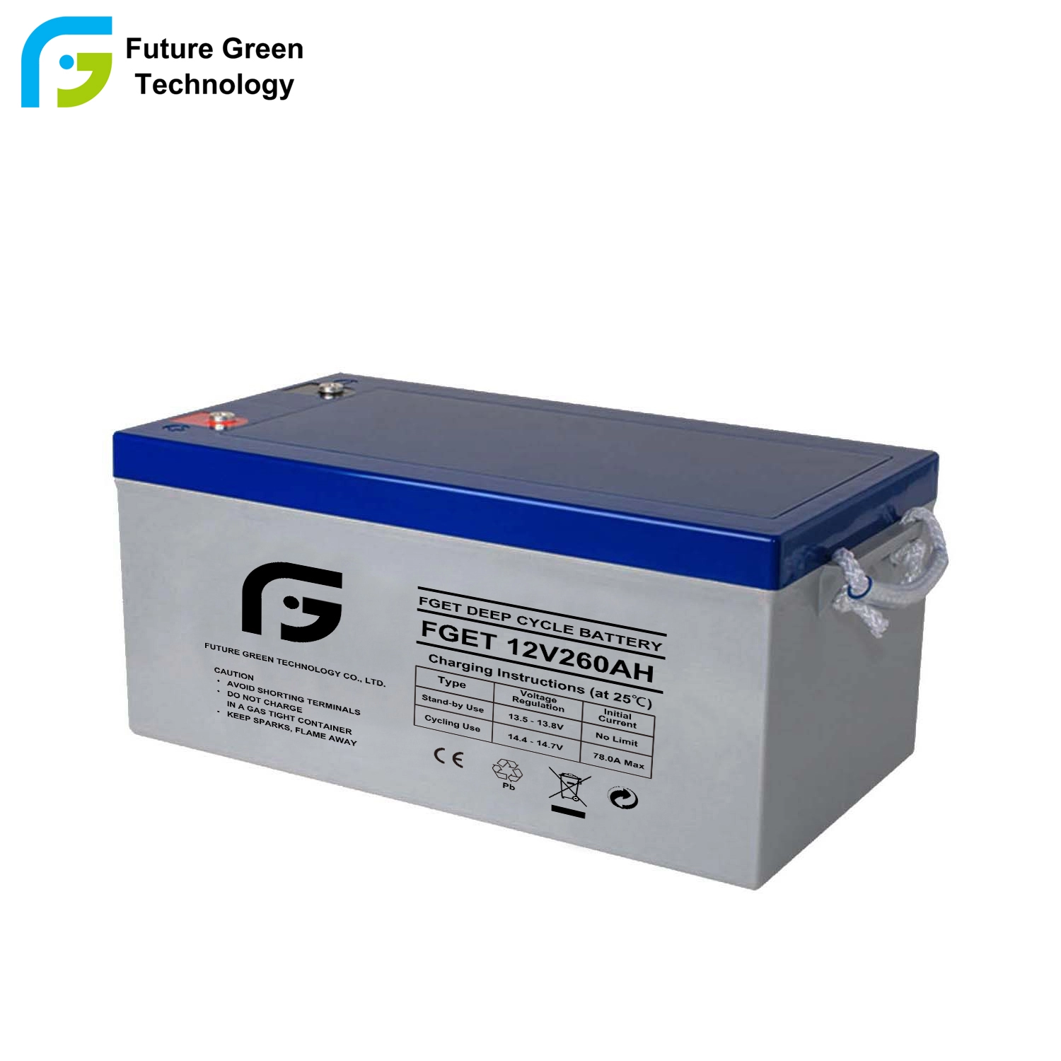 12V 250ah 260AH Deep Cycle Storage Battery for Solar System