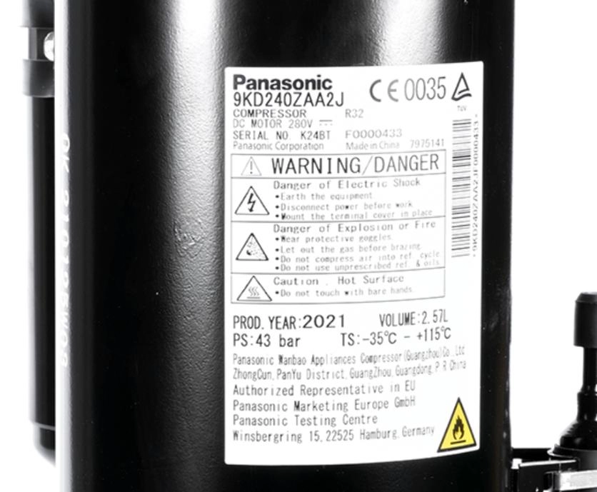 3PH DC Inverter Panasonic Rotary A/C   Household Compressors