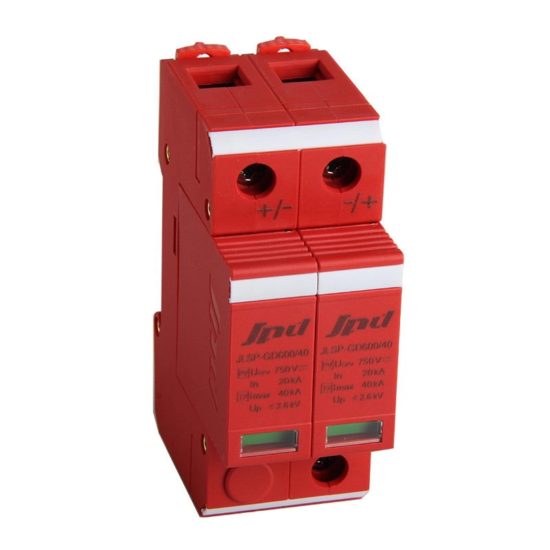 Jinli 2poles dc surge protection device solar spd 600V