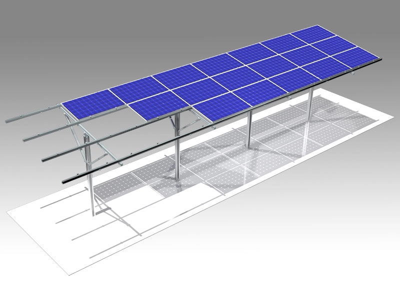 Bifacial Solar Panels Ground-mounted system