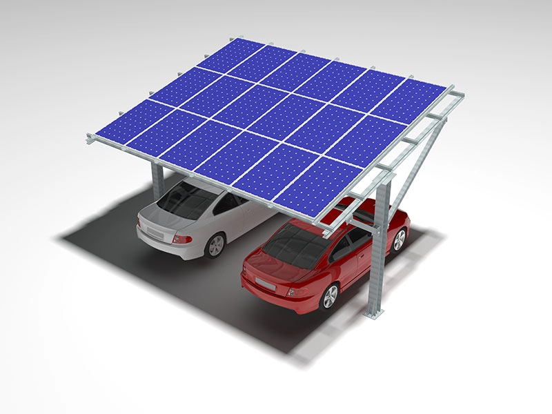 Solar Steel Carport Pre-assembled Ground Mounting System