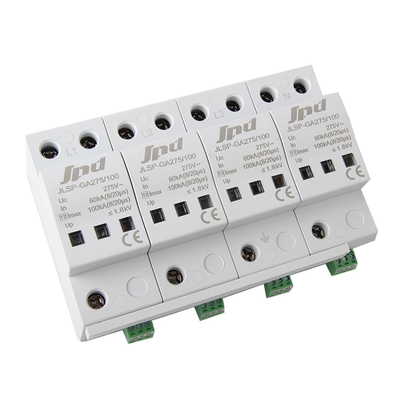 Three phase ac power surge protection device