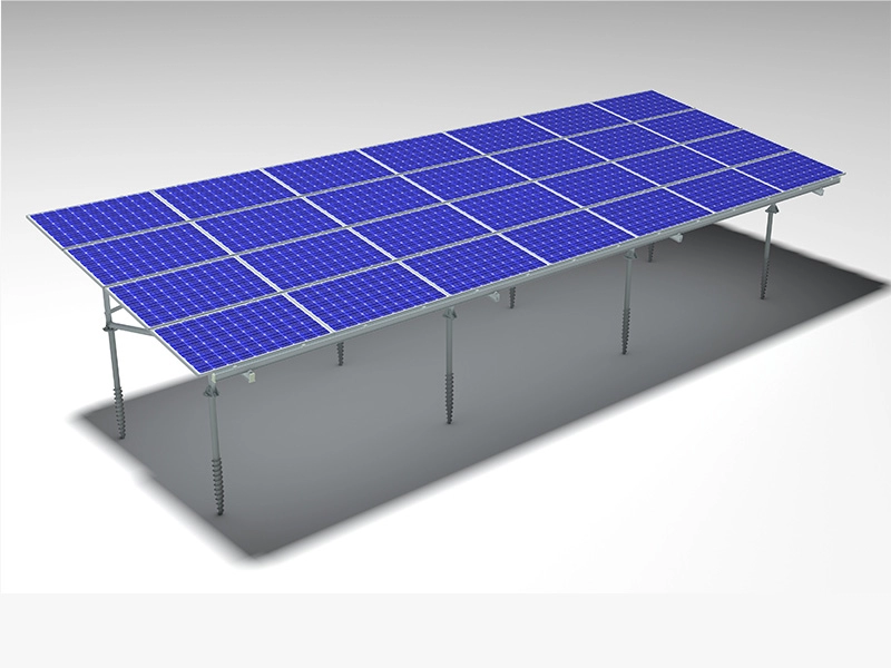 Bifacial Solar Panel Racking System