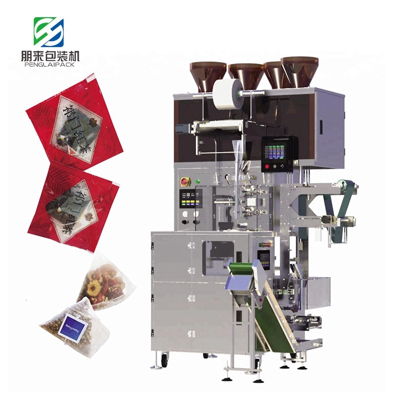 Outer Envelope Pouch Inner Pyramid Triangle Tea Bag Packing Machine