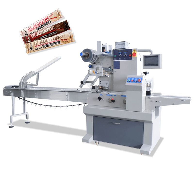 Protein / Chocolate Bars Packing machine Automatic Flow Food Candy/Chocolate/energy/granola