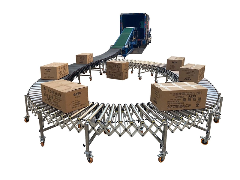 Extendable & Flexible Roller Conveyors