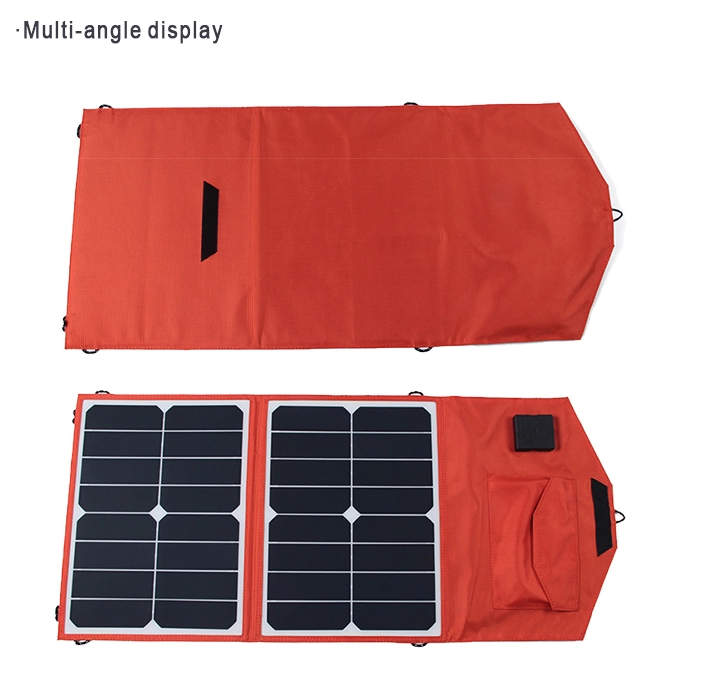 DC18V  1.67A and USB 5V  2.1A solar chargers 30W sunpower solar panel charger
