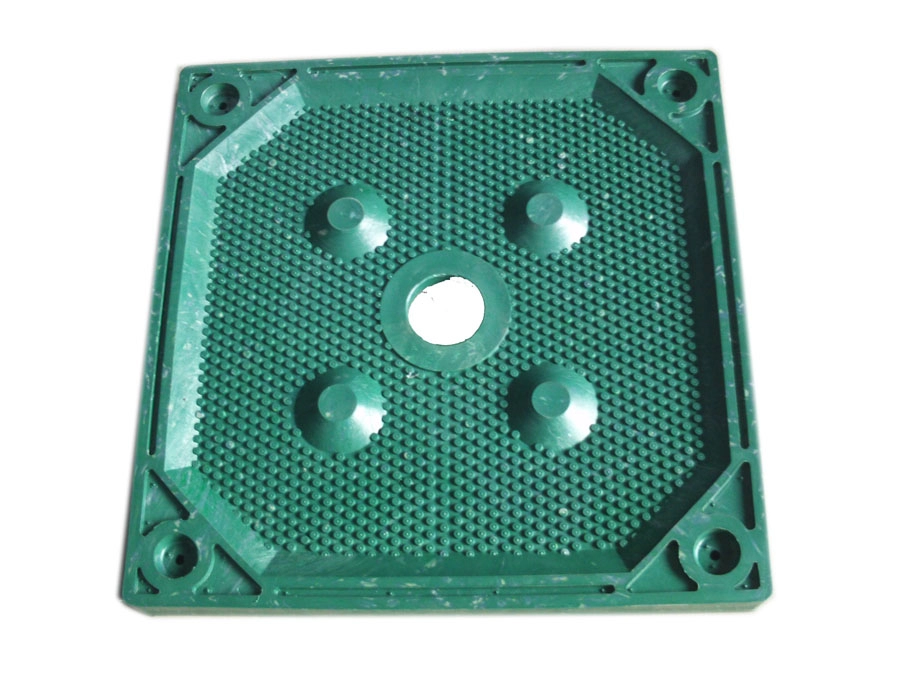 Square Recessed Chamber PP Filter Press Filter Plate