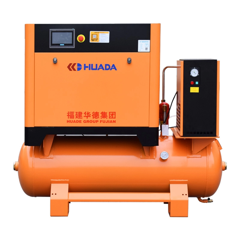 All In One Screw Air Compressor With Air Dryer And Air Tank For Laser Cutting Machine