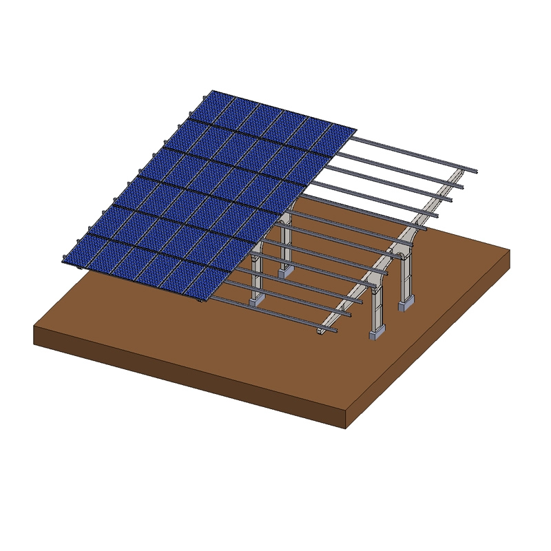 Galvanized Steel solar carport structures residential