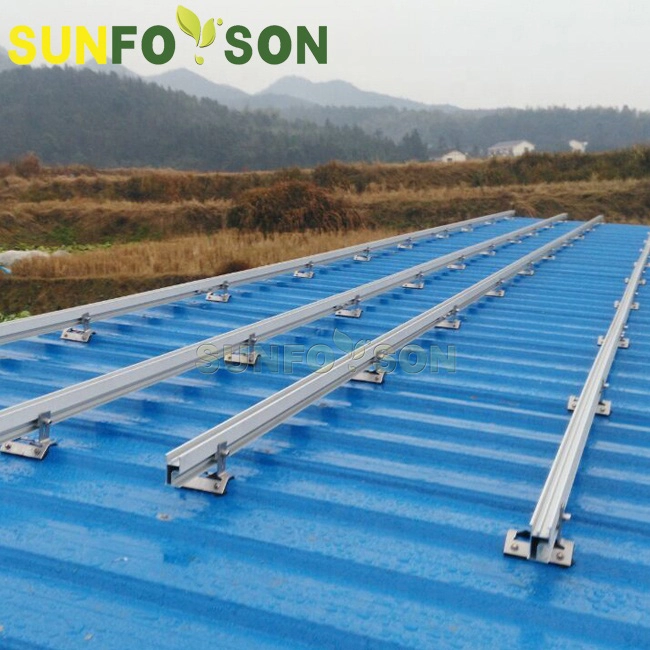 High Quality solar aluminum rail for solar panel install