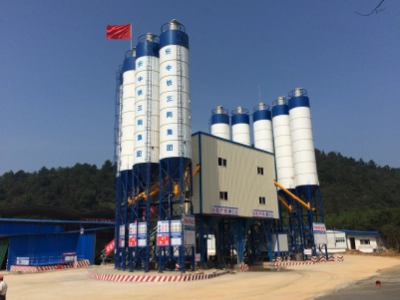 HZS Series Ready Mixed Concrete Cement Batching Mixing Plant
