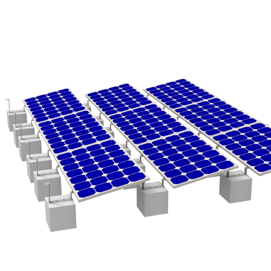 Galvanizing Steel Solar Ballast System