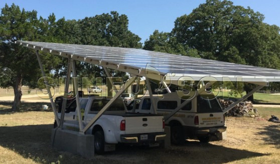 Solar Car Park Mounting Structure