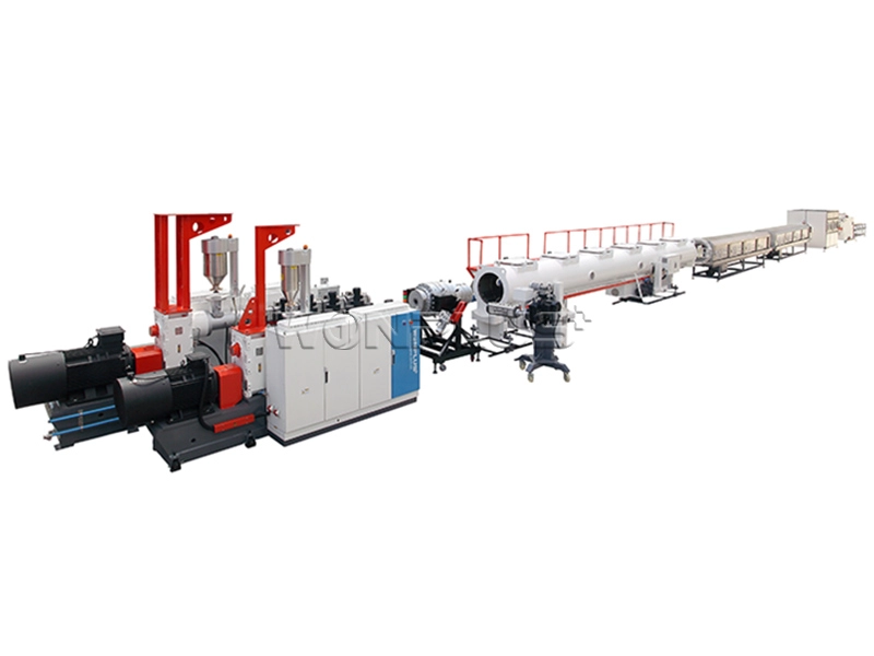 HDPE multilayer pipe extrusion line