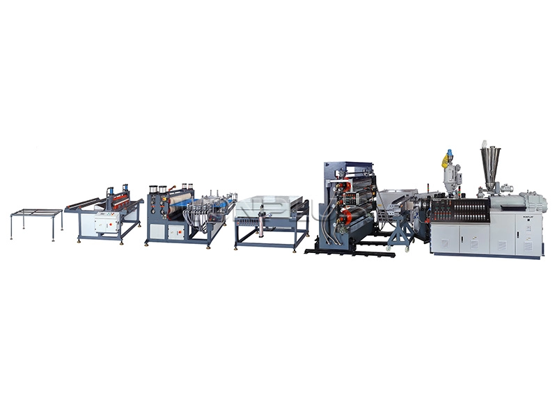 PVC/PC roofing extrusion line