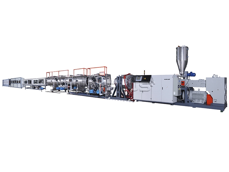 Singl outlet PVC pipe extrusion line