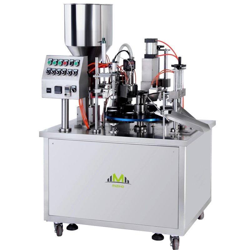 Semi automatic plastic inner heating tube filling and sealing machine