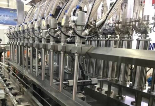 Automatic filling capping and labeling machine bottle filling machine