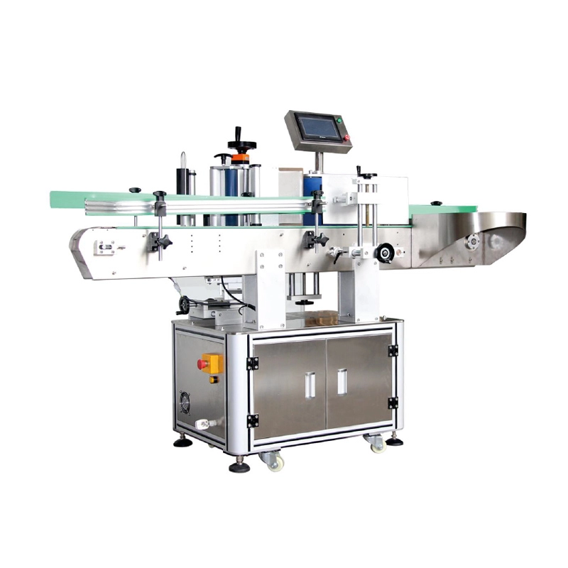 Automatic vertical type rub rolling round bottle labeling machine